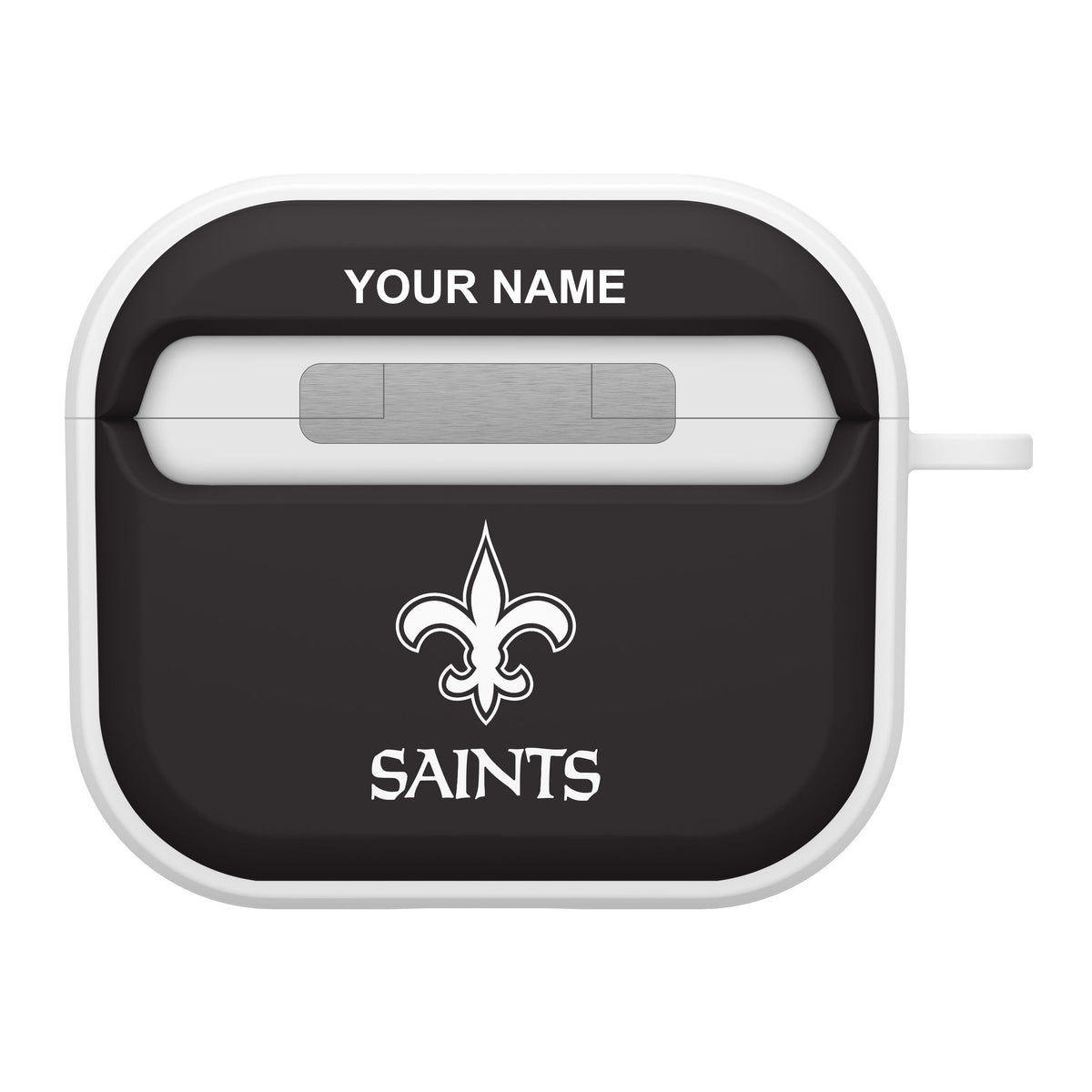 New Orleans Saints HDX Custom Name Case Cover for Apple AirPods Gen 3
