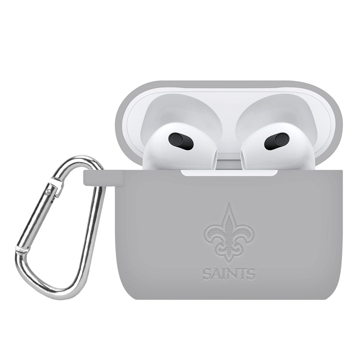 New Orleans Saints Engraved Apple Airpods Gen 3 Case Cover