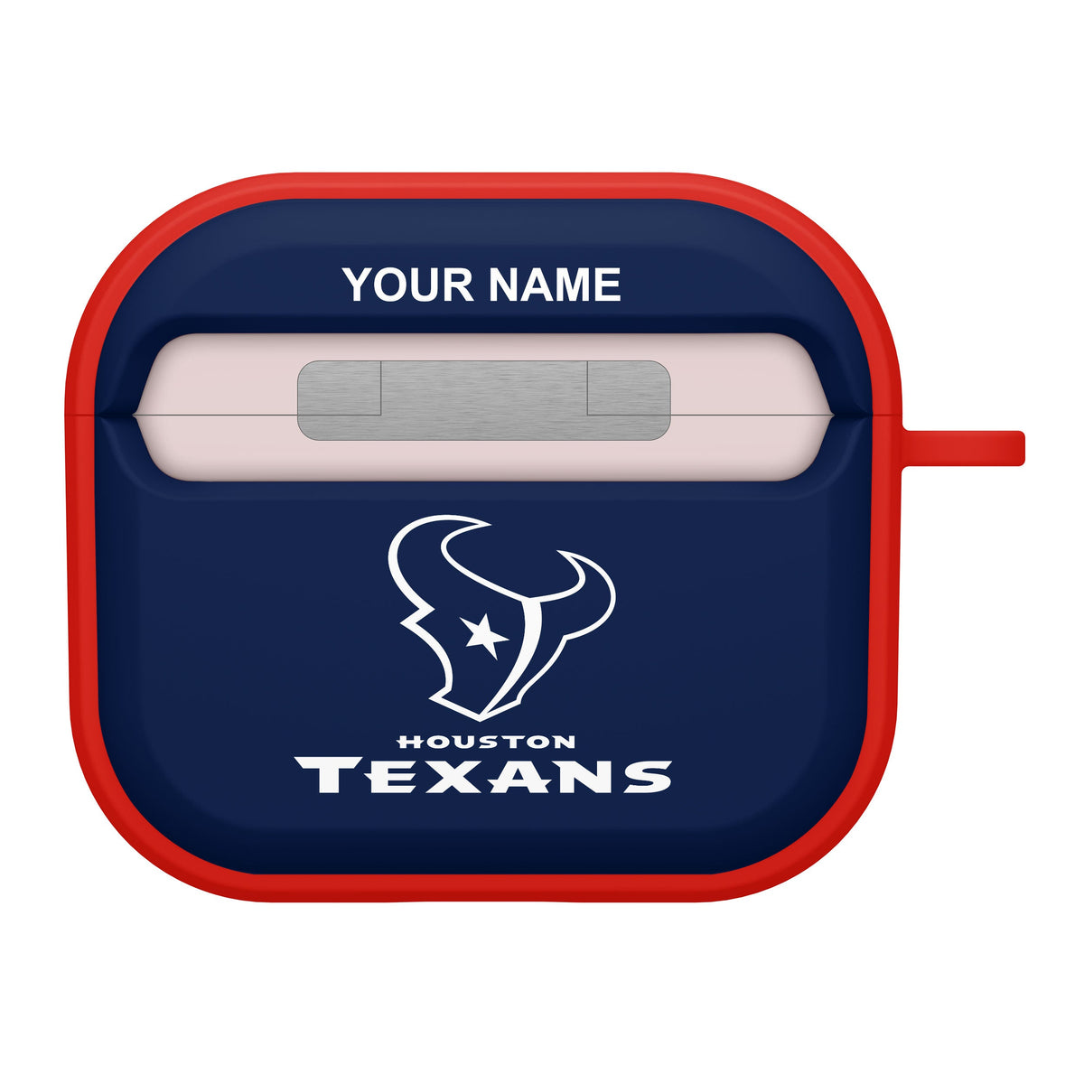 Houston Texans HDX Custom Name Case Cover for Apple AirPods Gen 3