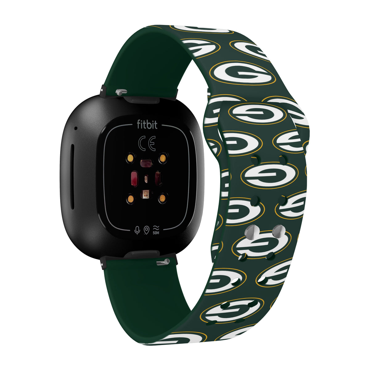 Green Bay Packers HD Fitbit Versa 3 and Sense 1 Watch Band