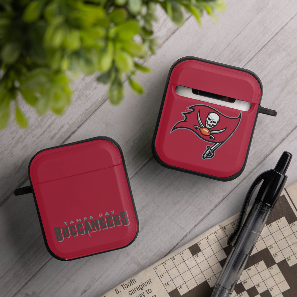 Tampa Bay Buccaneers HDX Custom Name Case Cover for Apple AirPods Gen 1 &amp; 2