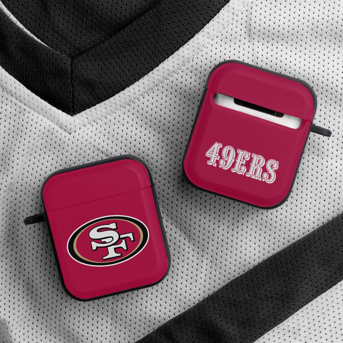 San Francisco 49ers HDX Custom Name Case Cover for Apple AirPods Gen 1 &amp; 2