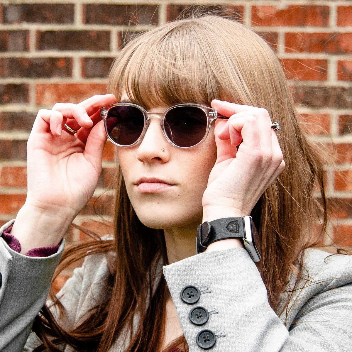 Las Vegas Raiders Leather Apple Watch Band - AffinityBands