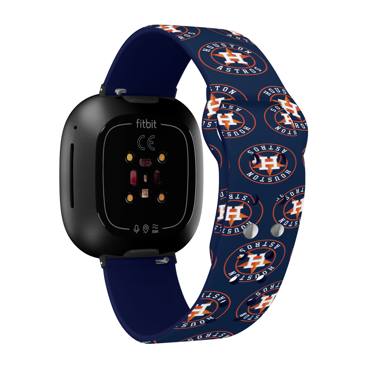 Houston Astros HD Fitbit Versa 3 and Sense Watch Band