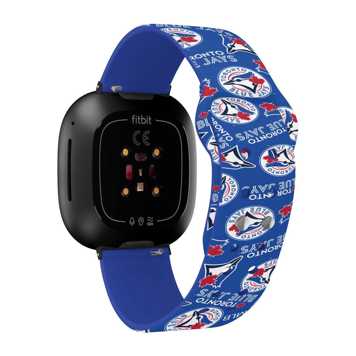 Toronto Blue Jays HD Fitbit Versa 3 and Sense Watch Band