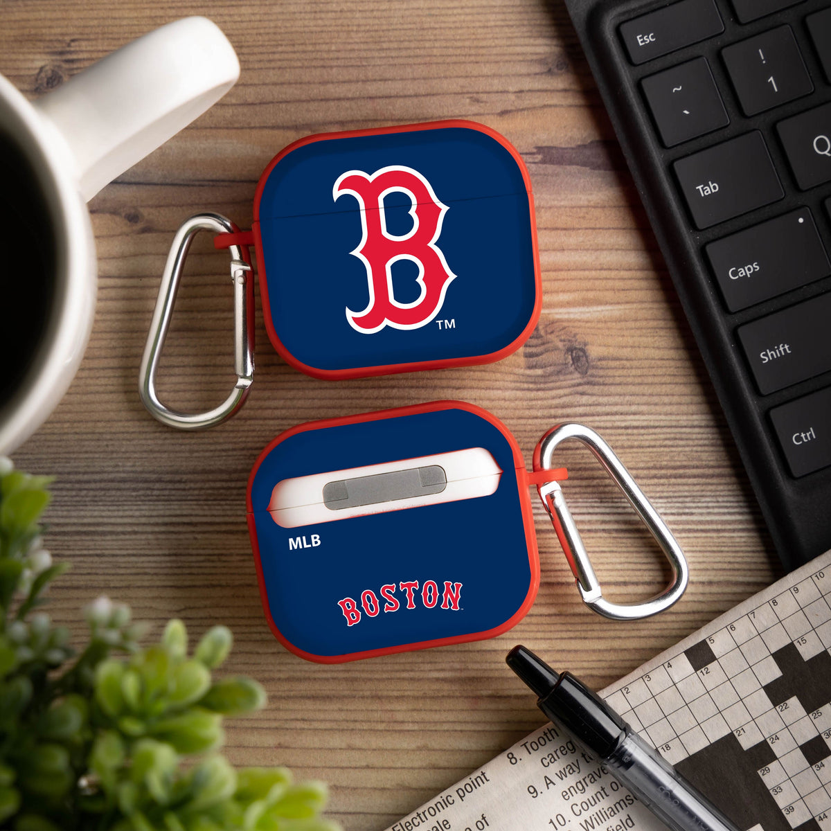 Boston Red Sox HDX Custom Name Case Cover Compatible with Apple AirPods Gen 3