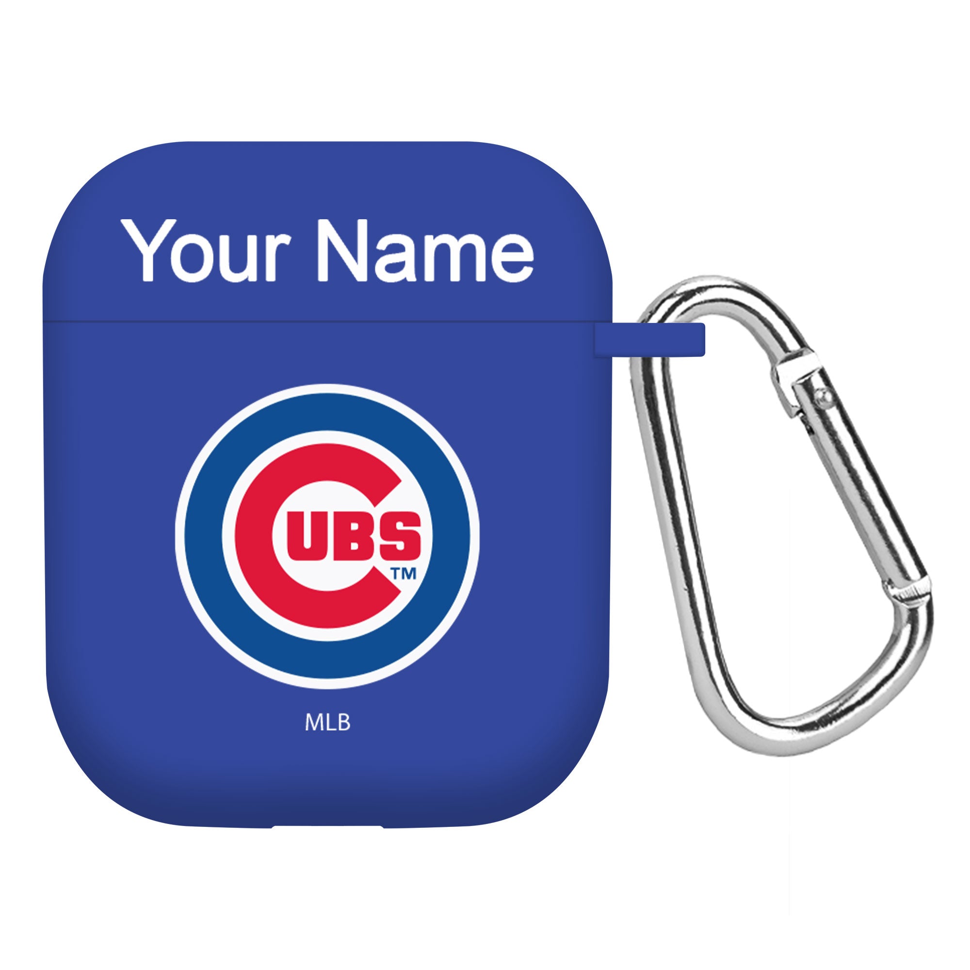 Game Time Chicago Cubs HD Custom Name Case Cover Compatible with Apple AirPods Gen 1 & 2 Battery Case