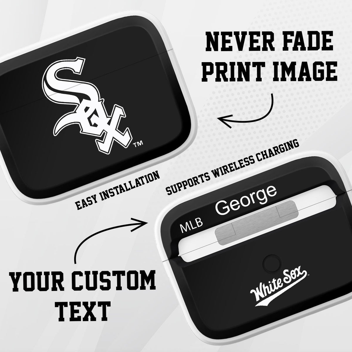 Chicago White Sox Custom HDX Apple AirPods Pro Cover (Classic)