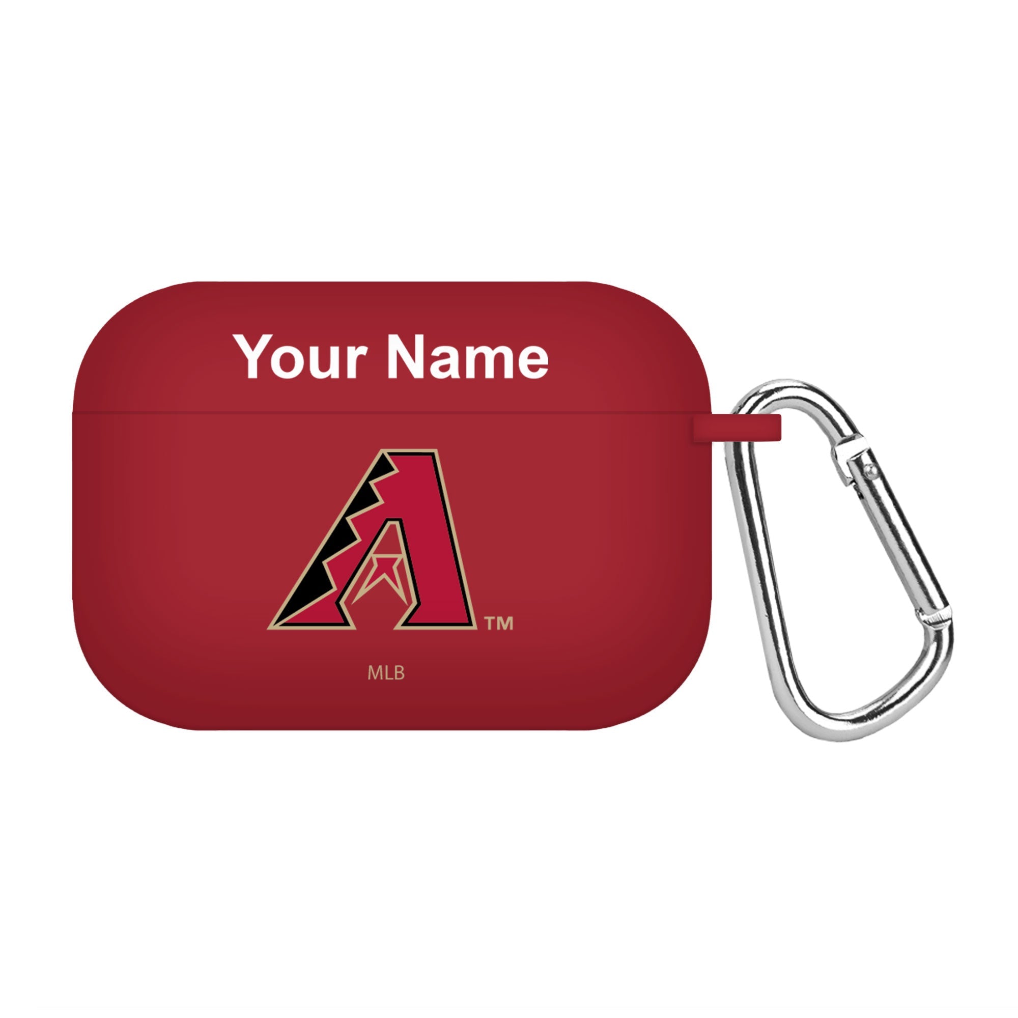 Game Time Arizona Diamondbacks HD Custom Name Case Cover Compatible with Apple AirPods Pro Battery Case