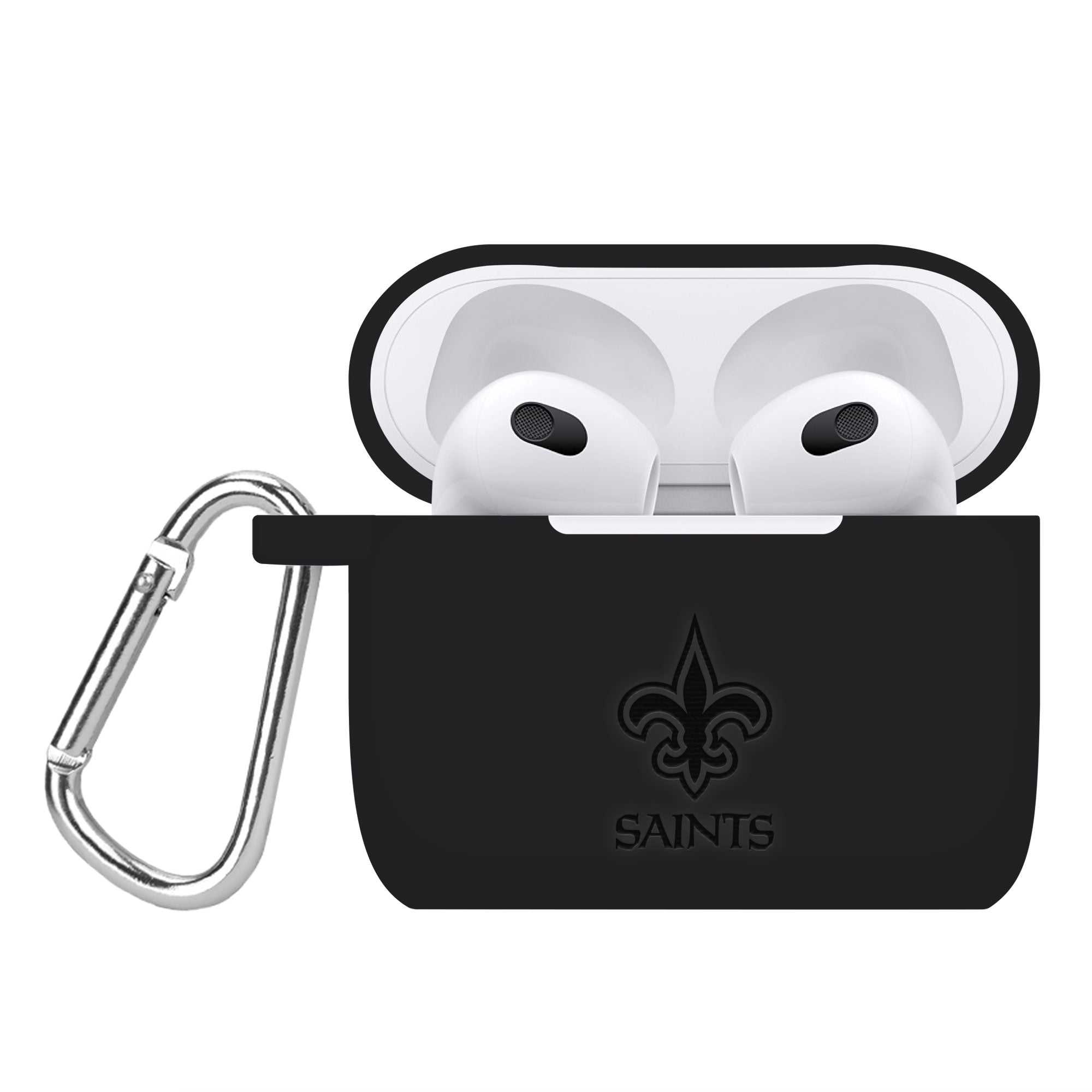 New Orleans Saints Engraved Apple Airpods Gen 3 Case Cover
