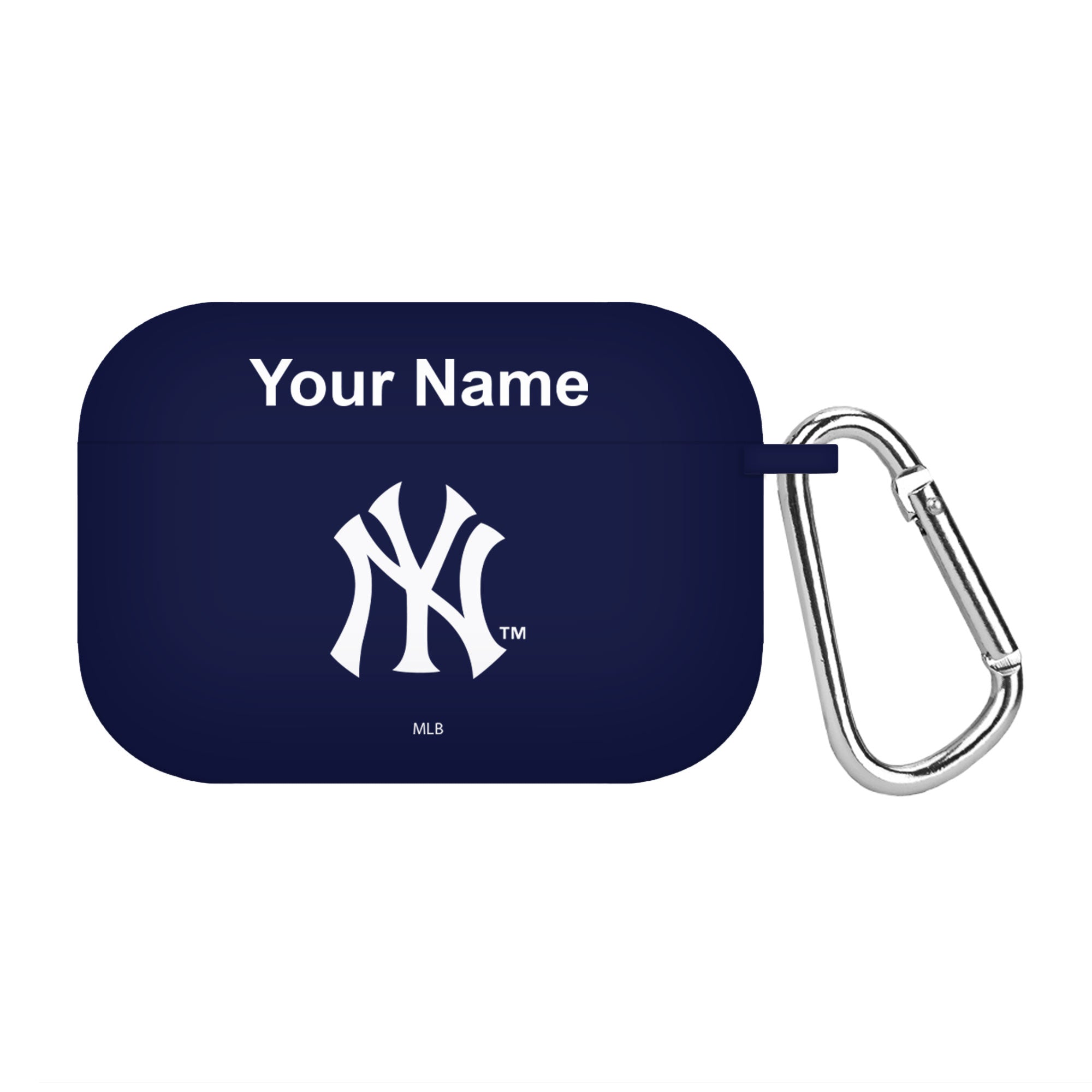 Game Time New York Yankees HD Custom Name Case Cover Compatible with Apple AirPods Pro Battery Case