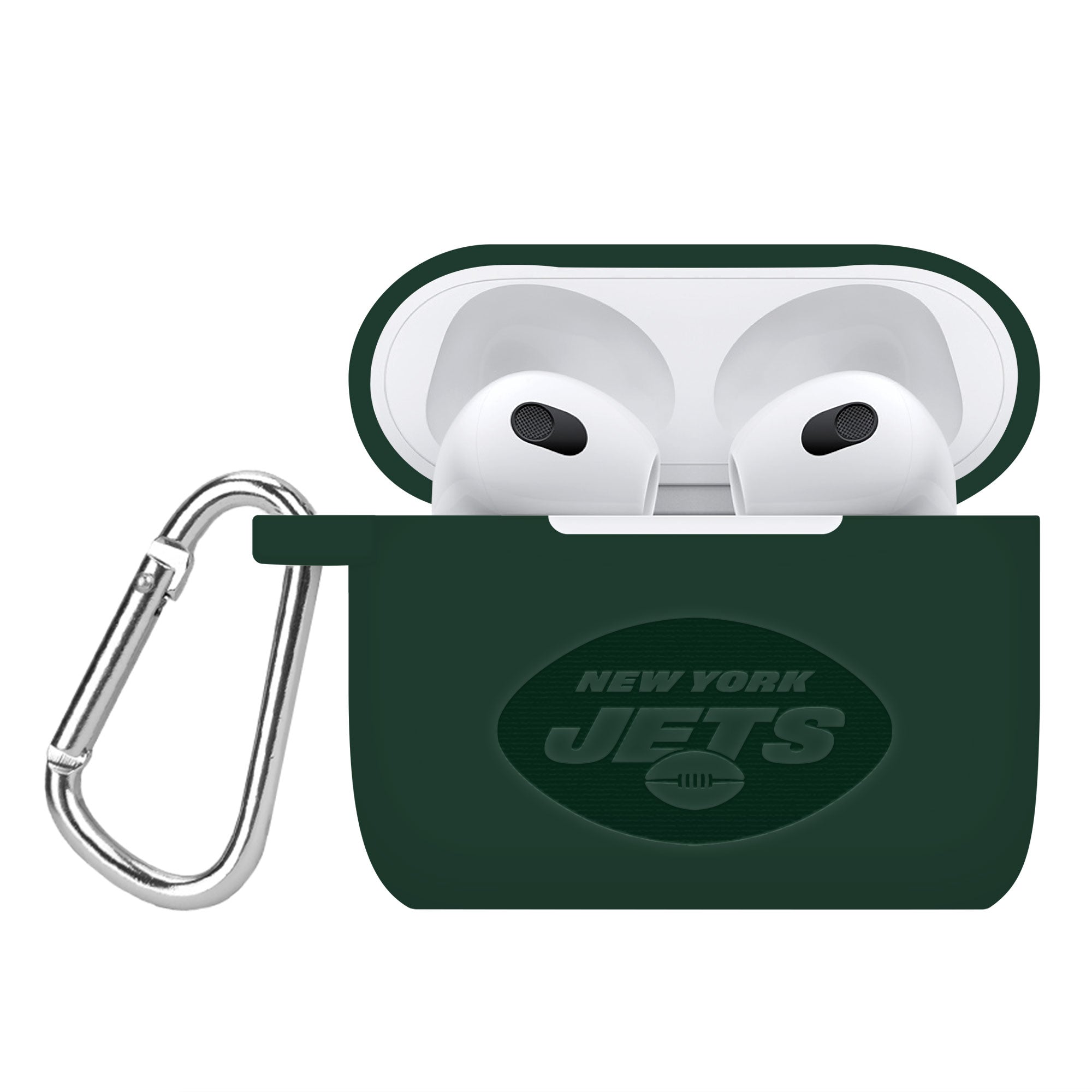 New York Jets Engraved Apple Airpods Gen 3 Case Cover