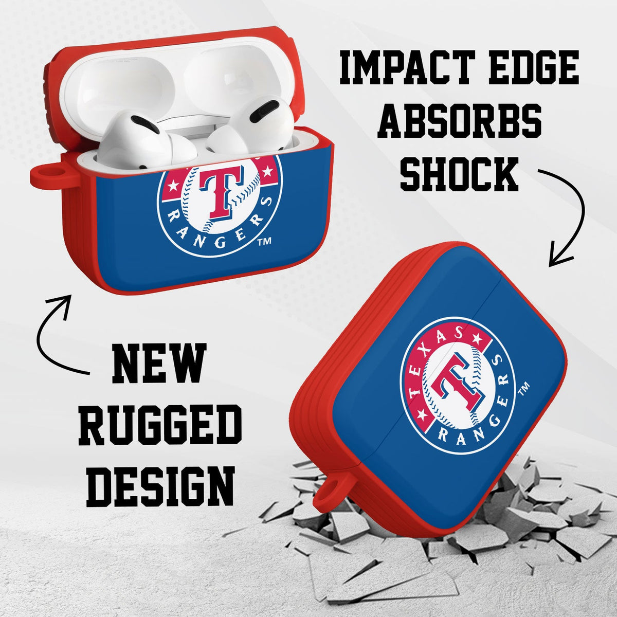 Texas Rangers Custom HDX Apple AirPods Pro Cover (Classic)