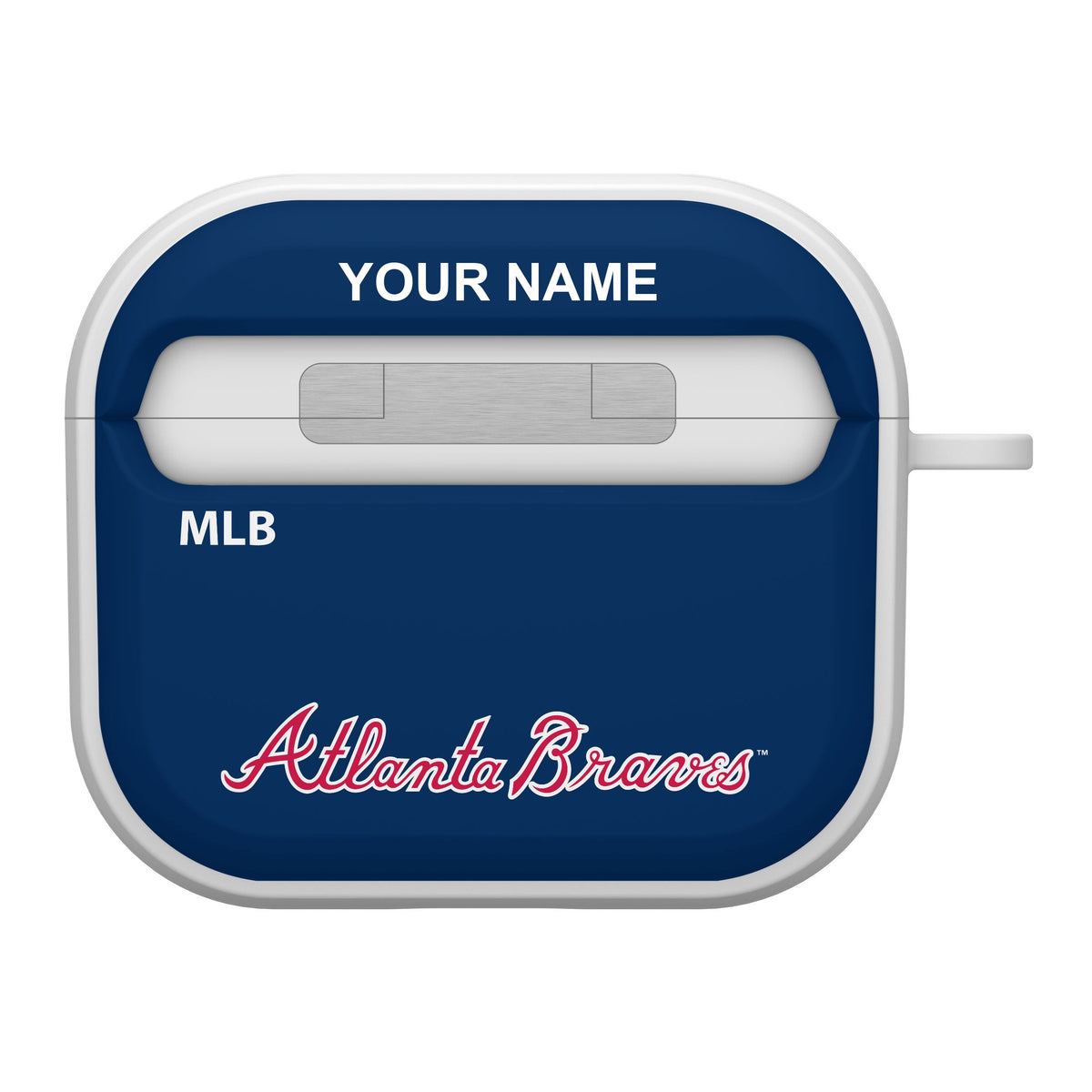 Atlanta Braves HDX Custom Name Case Cover Compatible with Apple AirPods Gen 3
