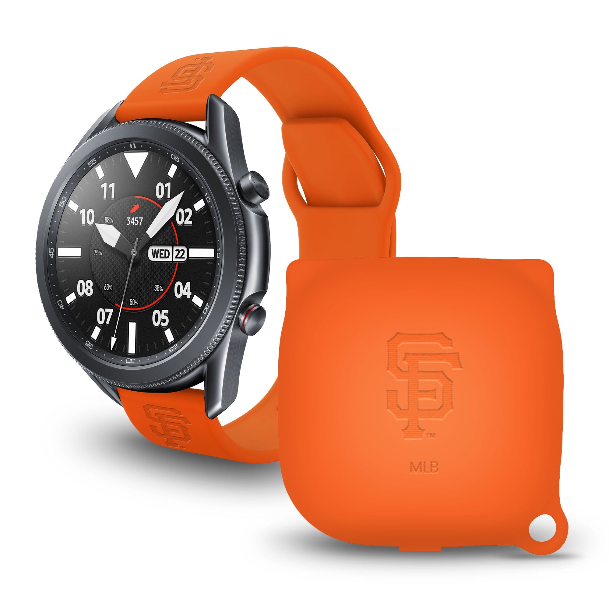 San Francisco Giants Engraved Samsung Watch Band And Buds Pro Combo