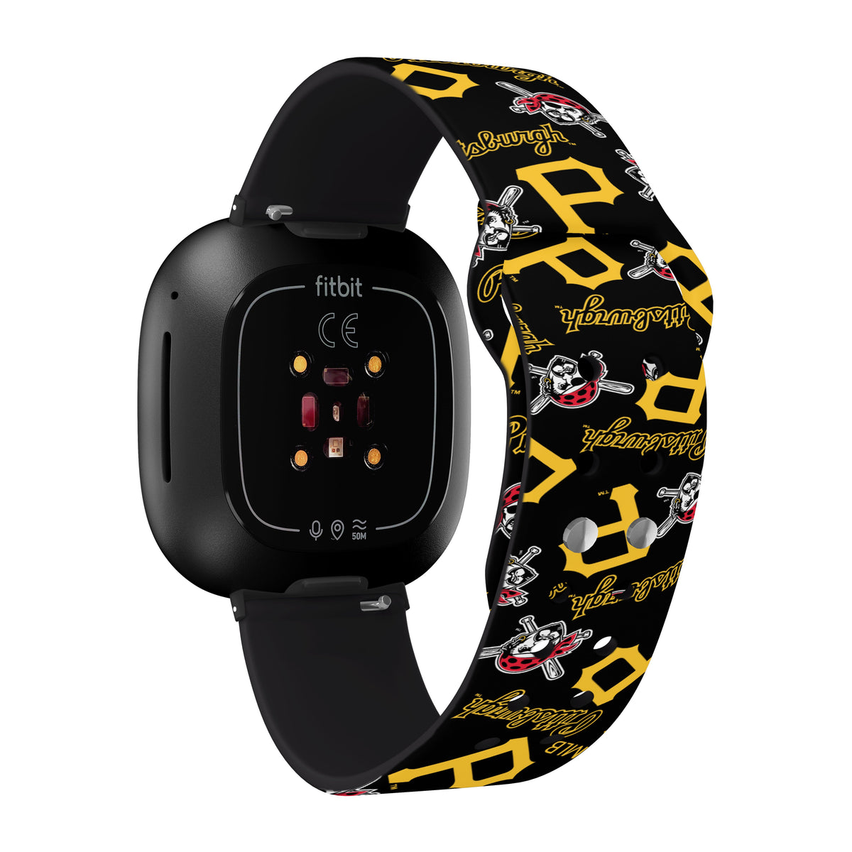 Pittsburgh Pirates HD Fitbit Versa 3 and Sense Watch Band