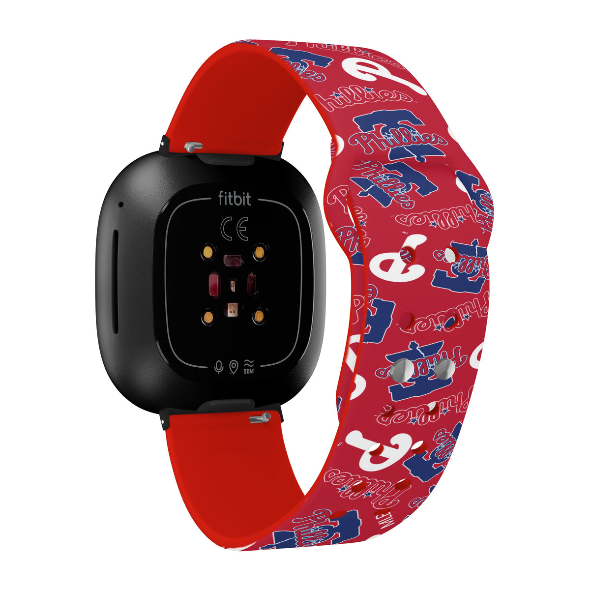 Philadelphia Phillies HD Fitbit Versa 3 and Sense Watch Band