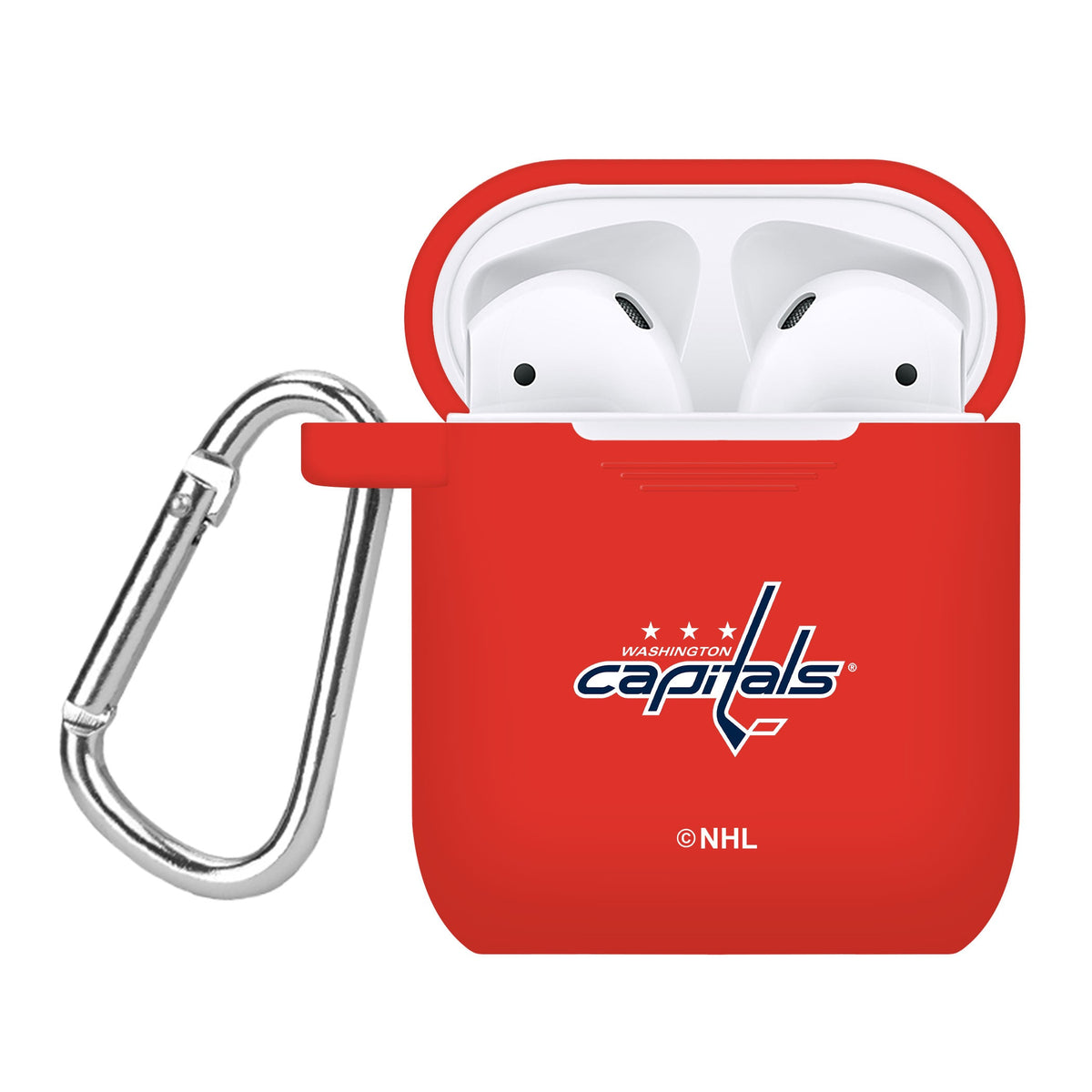 Washington Capitals Silicone Apple Airpods Case Cover