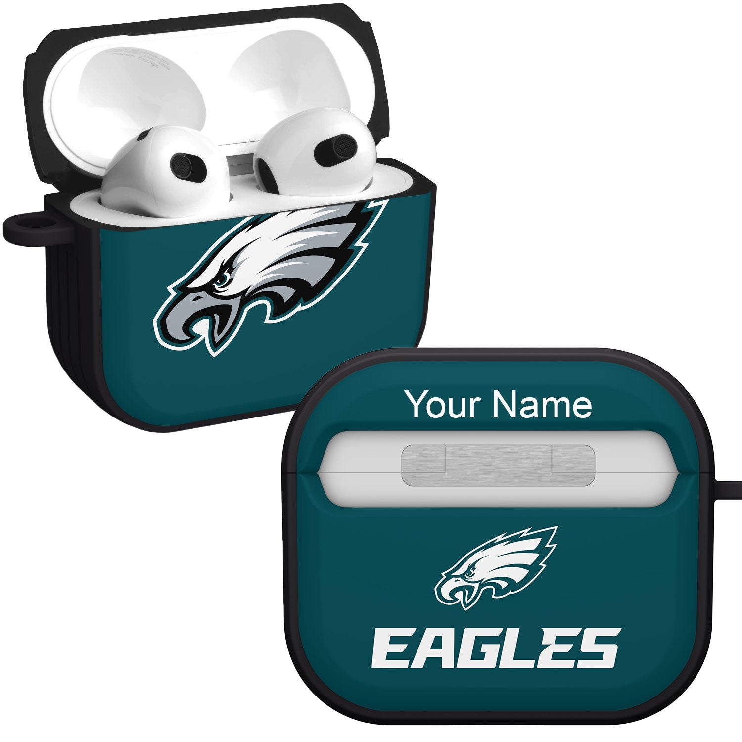 Philadelphia Eagles HDX Custom Name Case Cover for Apple AirPods Gen 3