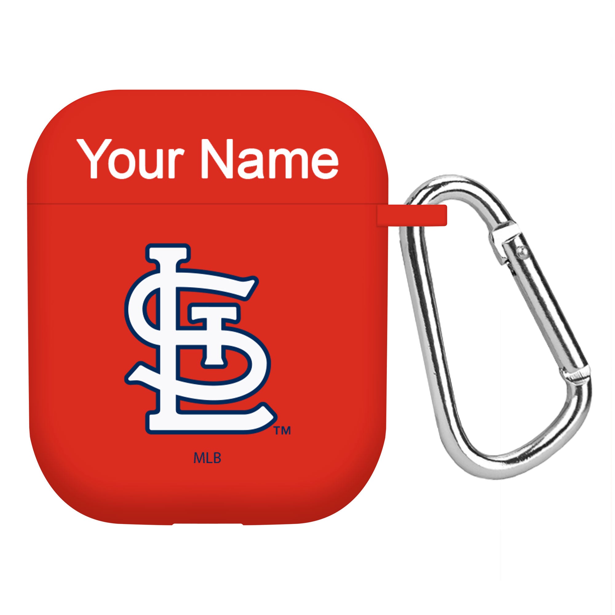 Game Time St. Louis Cardinals HD Custom Name Case Cover Compatible with Apple AirPods Gen 1 & 2 Battery Case
