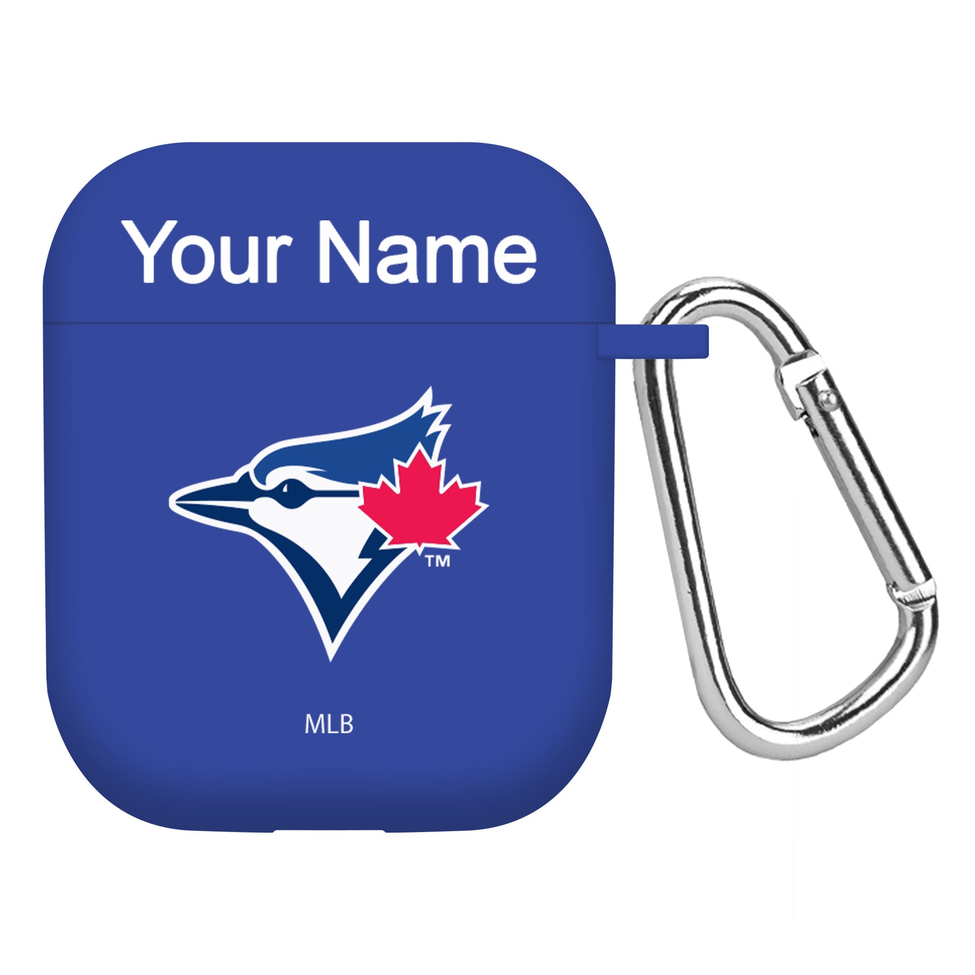 Game Time Toronto Blue Jays HD Custom Name Case Cover Compatible with Apple AirPods Gen 1 & 2 Battery Case