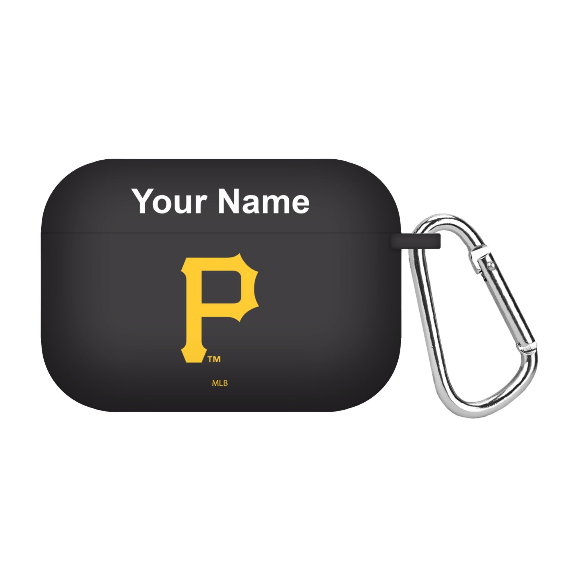 GAME TIME Pittsburgh Pirates HD Custom Name Case Cover Compatible with Apple AirPods Pro Battery Case