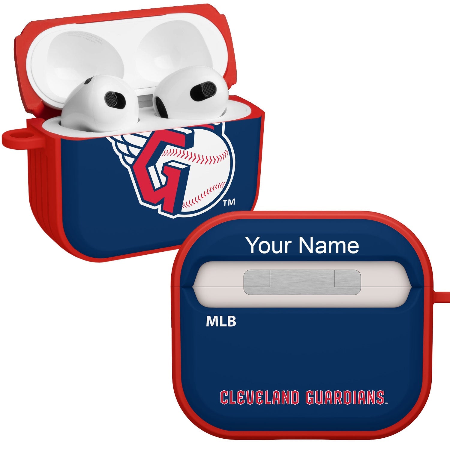 Cleveland Guardians HDX Custom Name Case Cover Compatible with Apple AirPods Gen 3