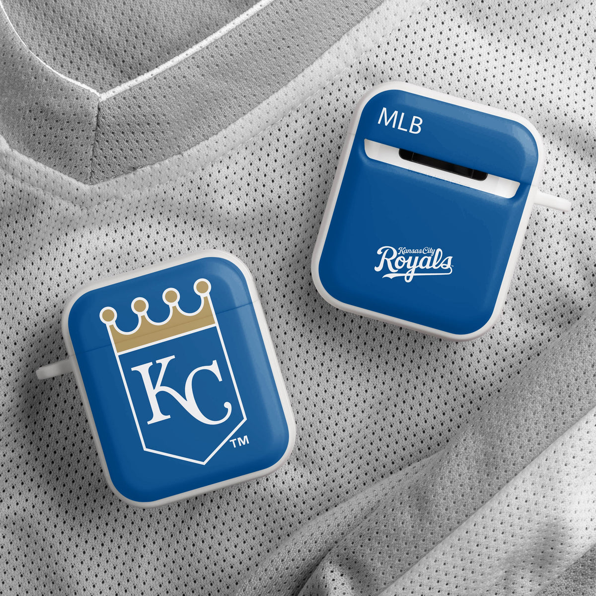 Kansas City Royals HDX Custom Name Case Cover Compatible with Apple AirPods Gen 1 &amp; 2