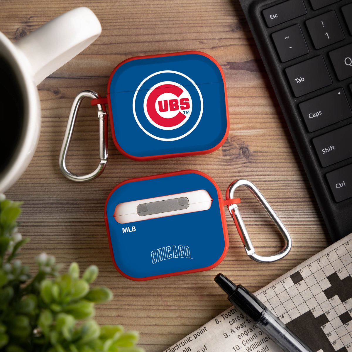 Chicago Cubs HDX Custom Name Case Cover Compatible with Apple AirPods Gen 3