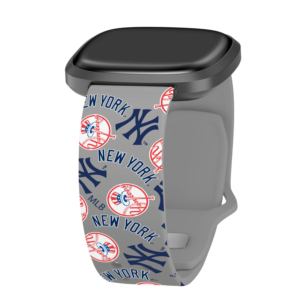 New York Yankees HD Fitbit Versa 3 &amp; Sense Watch Band