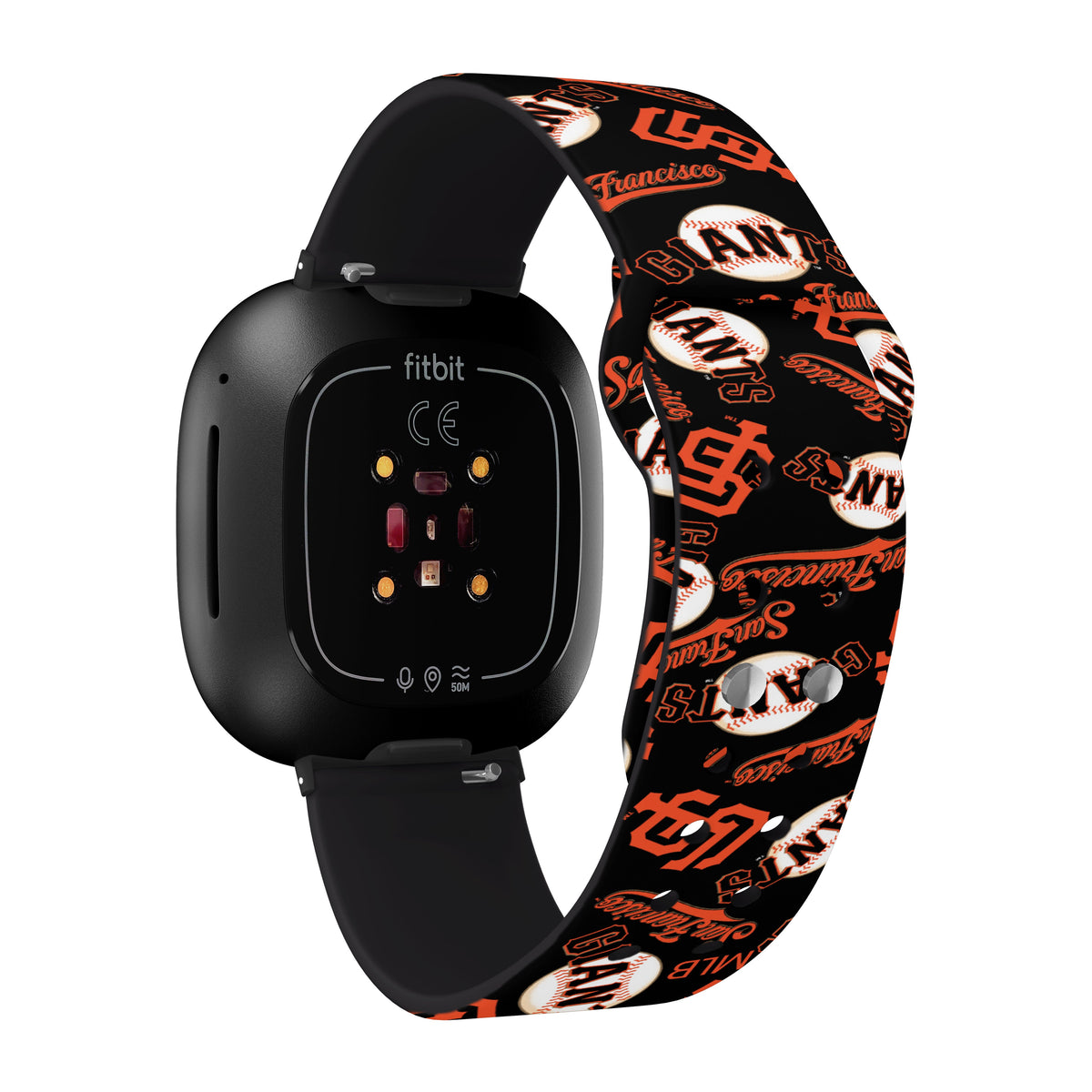 San Francisco Giants HD Fitbit Versa 3 and Sense Watch Band
