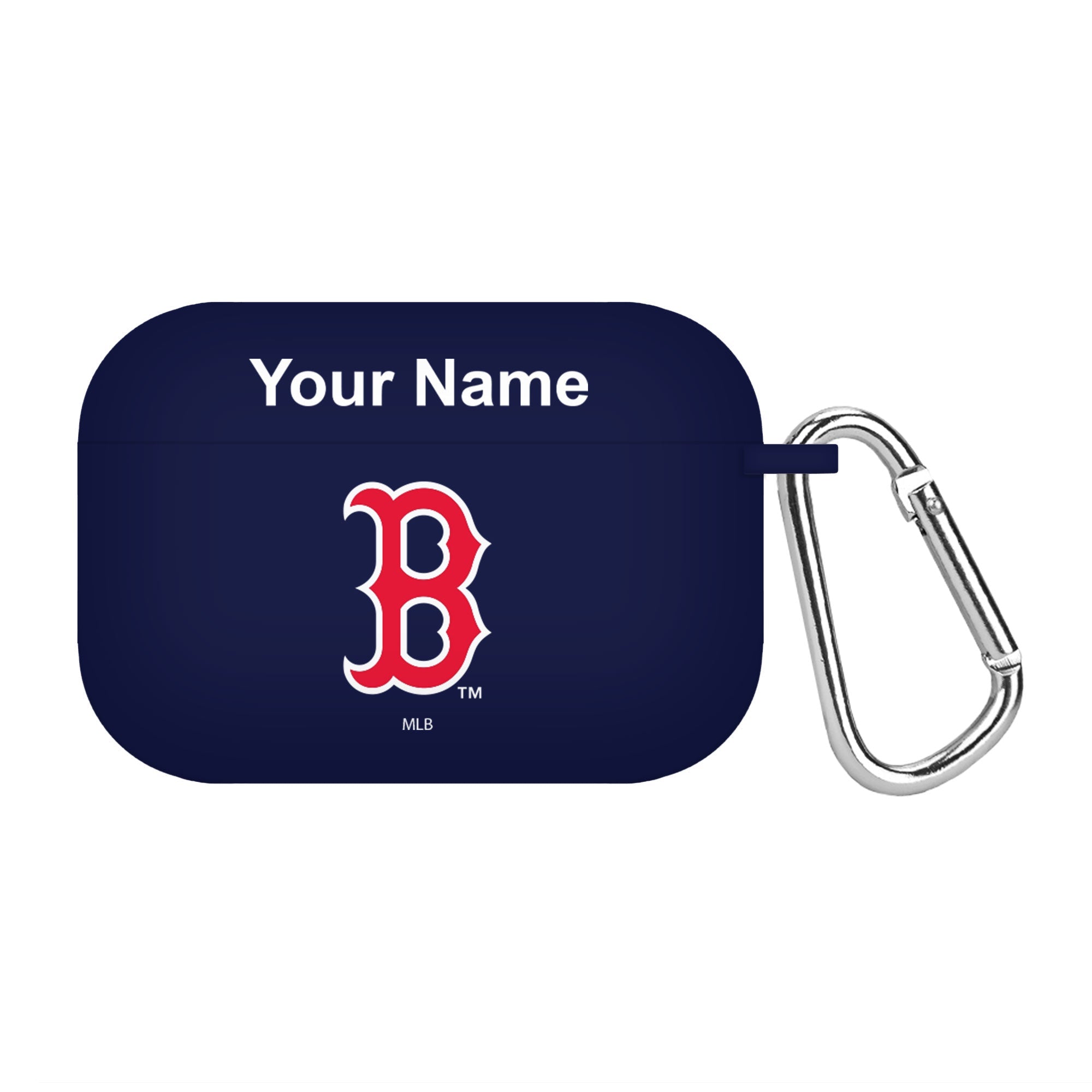 Game Time Boston Red Sox HD Custom Name Case Cover Compatible with Apple AirPods Pro Battery Case