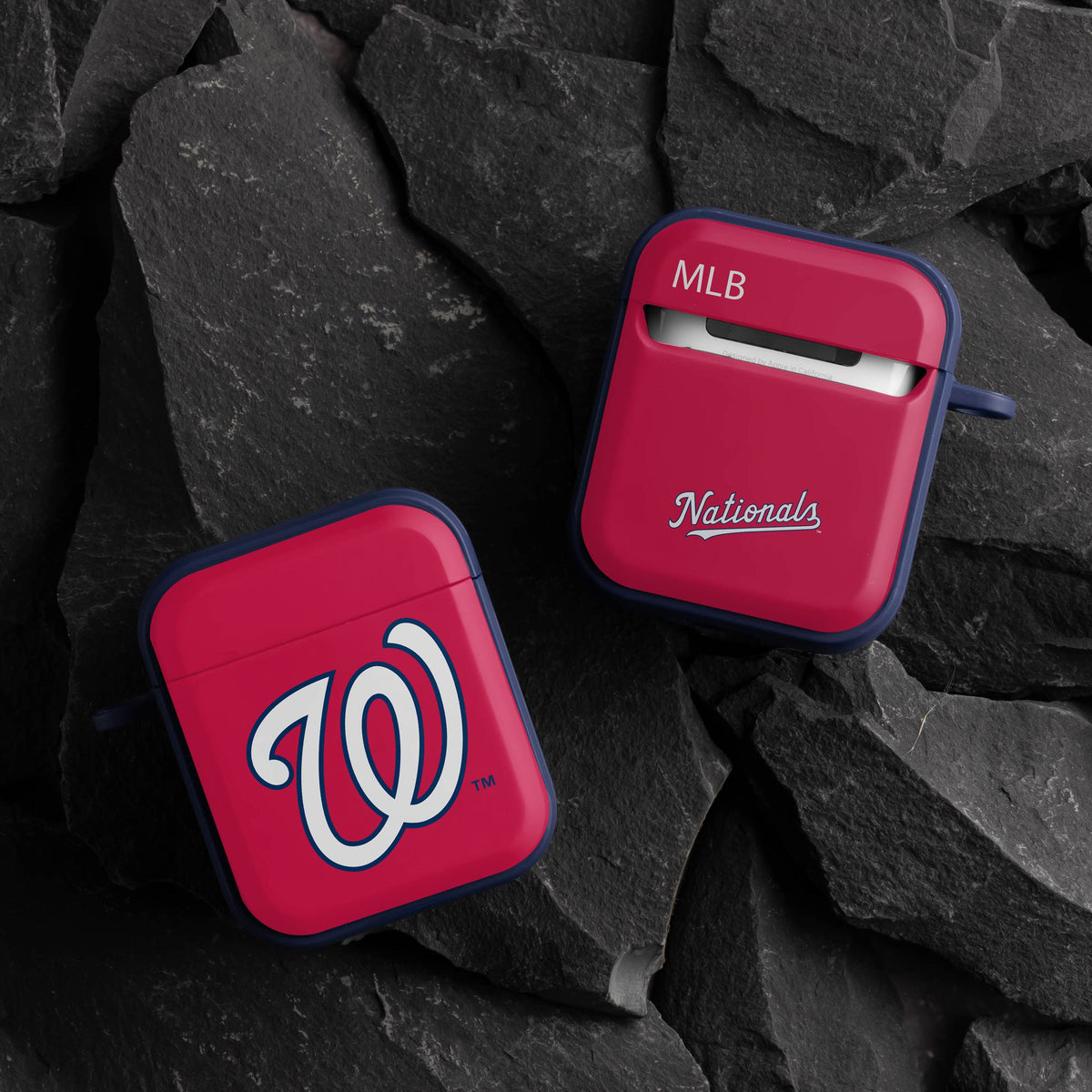 Washington Nationals HDX Custom Name Case Cover Compatible with Apple AirPods Gen 1 &amp; 2