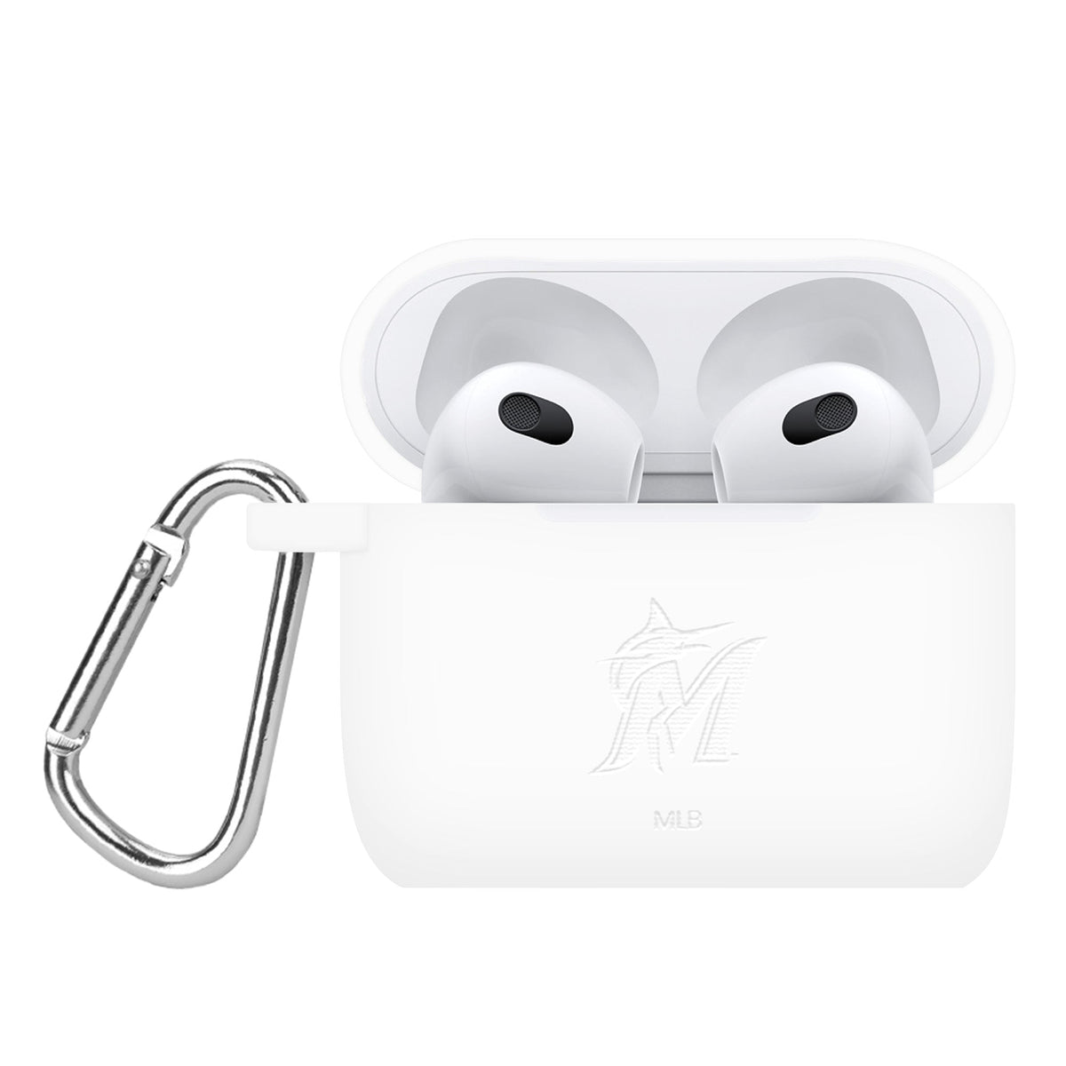Miami Marlins Engraved Apple Airpods Gen 3 Case Cover