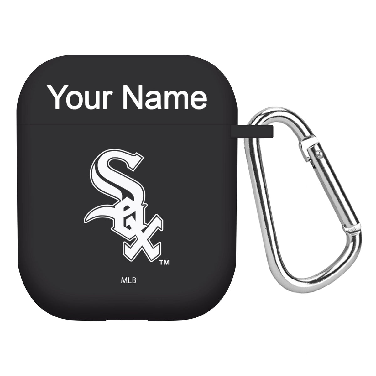 Game Time Chicago White Sox HD Custom Name Case Cover Compatible with Apple AirPods Gen 1 &amp; 2 Battery Case
