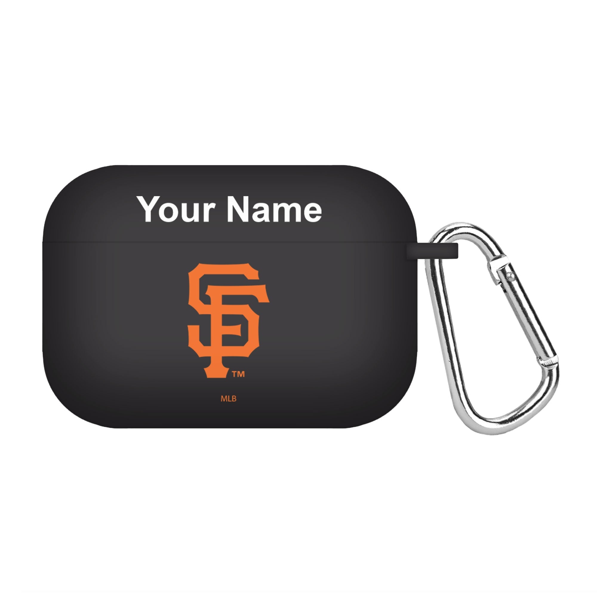 Game Time San Francisco Giants HD Custom Name Case Cover Compatible with Apple AirPods Pro Battery Case