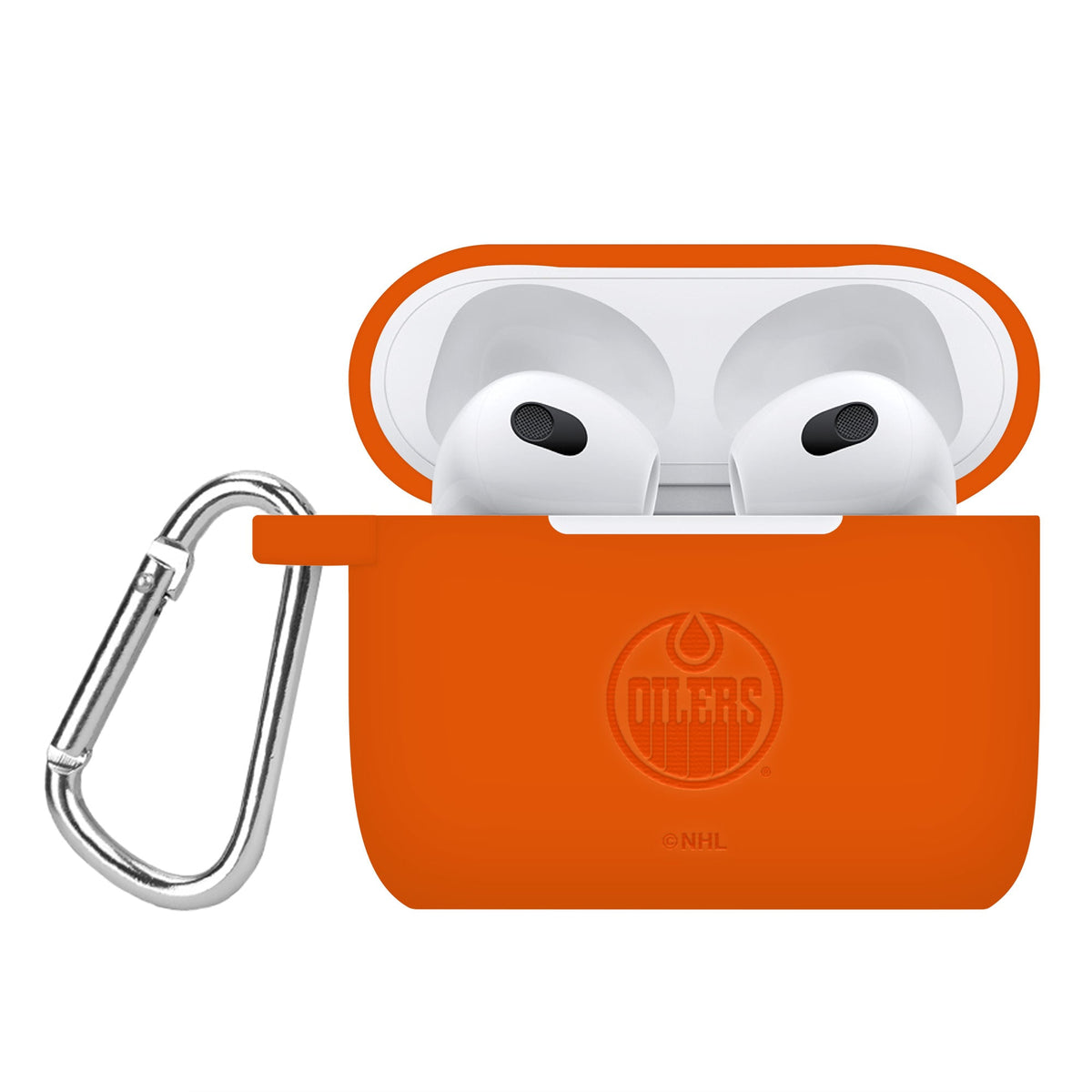 Edmonton Oilers Engraved Apple AirPod Gen 3 Case Cover