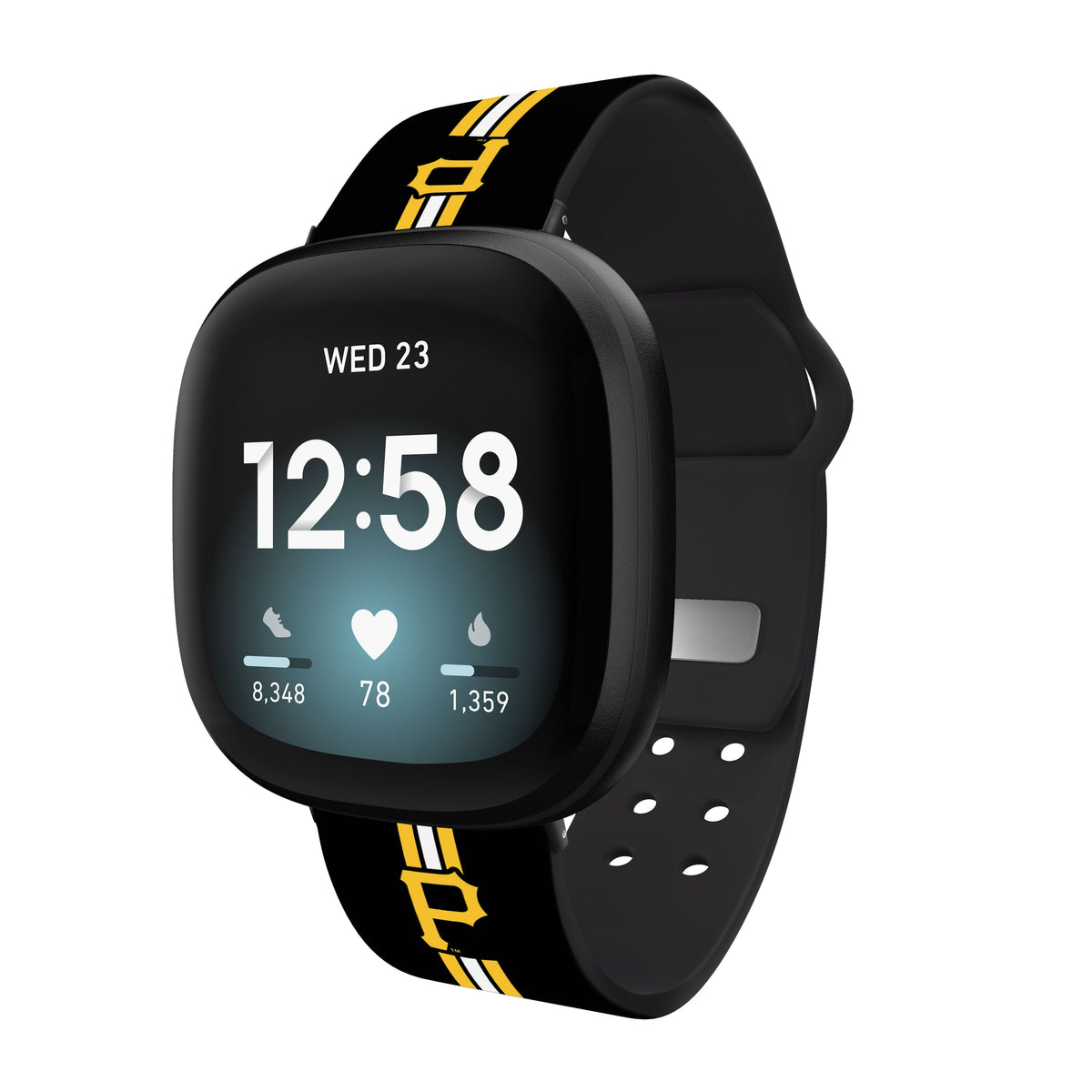Pittsburgh Pirates HD Fitbit Versa 3 and Sense Watch Band