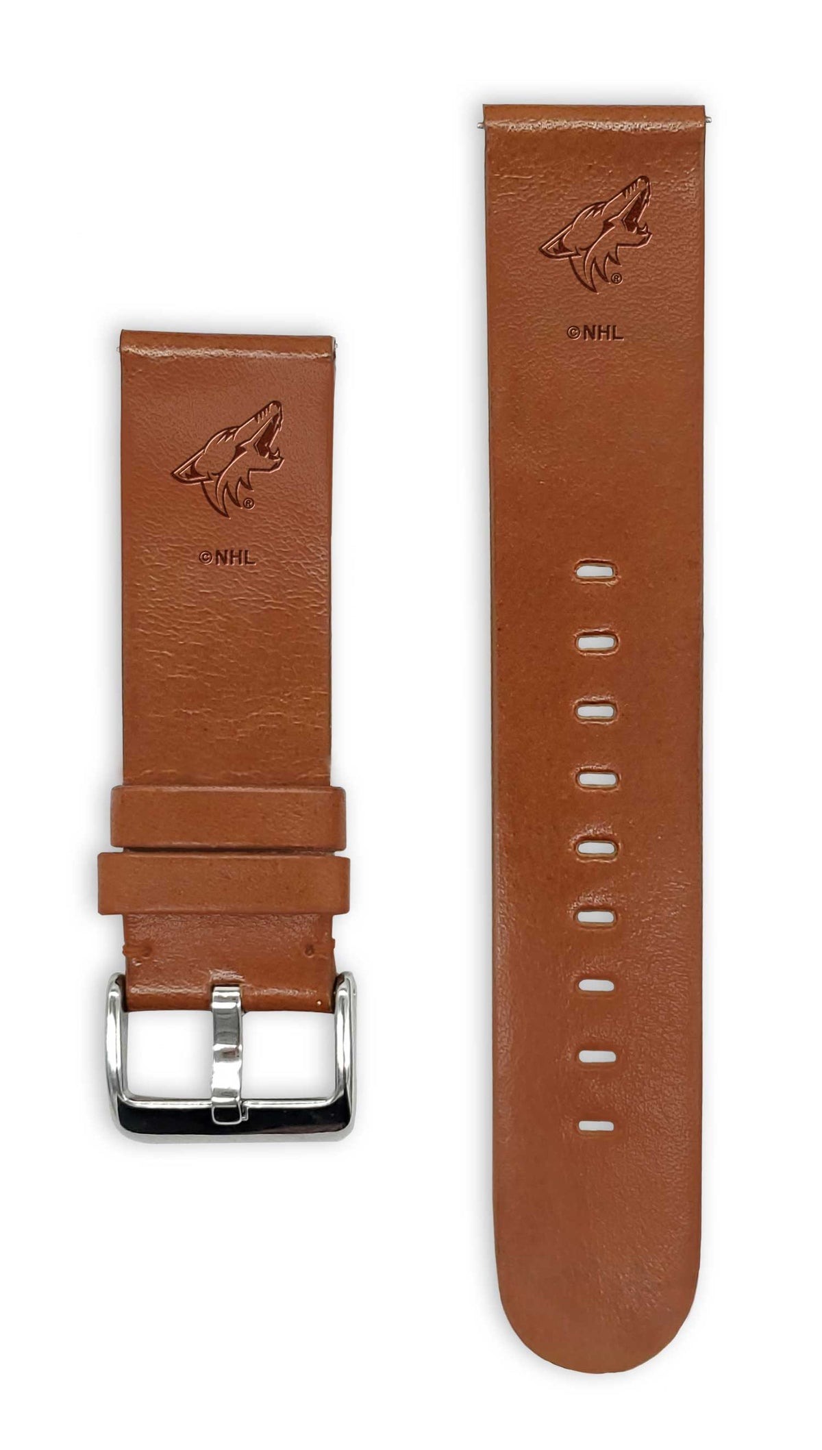 Arizona Coyotes Quick Change Leather Watch Band - USA Sewn - AffinityBands