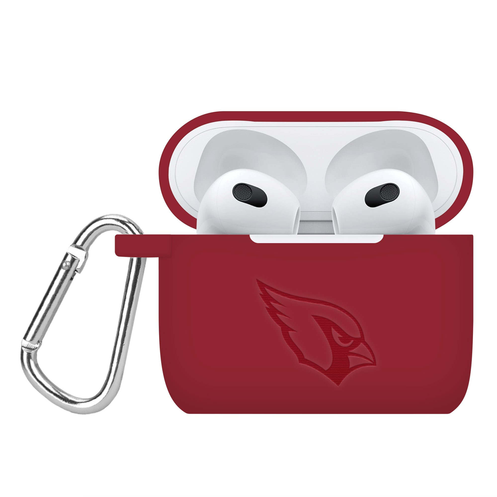 Game Time Arizona Cardinals Engraved Airpods Gen-3 Silicone Case Cover