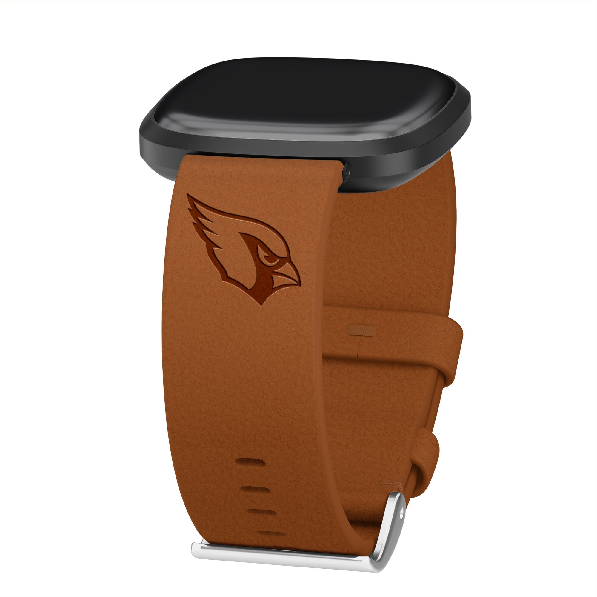 Arizona Cardinals Leather Watch Band Compatible with FitBit Versa 3 & Sense