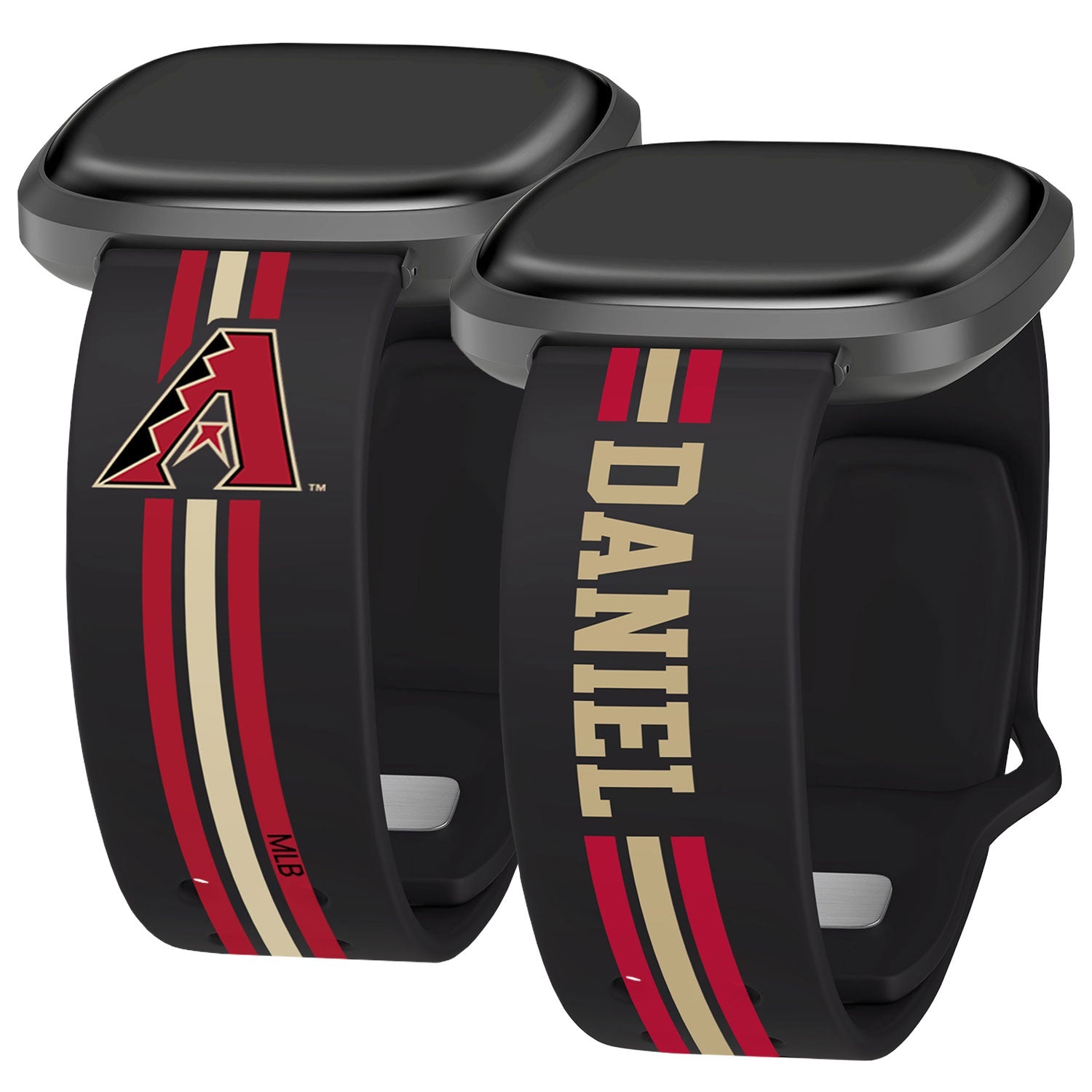 Arizona Diamondbacks Custom Name HD Fitbit Versa 3 and Sense Watch Band