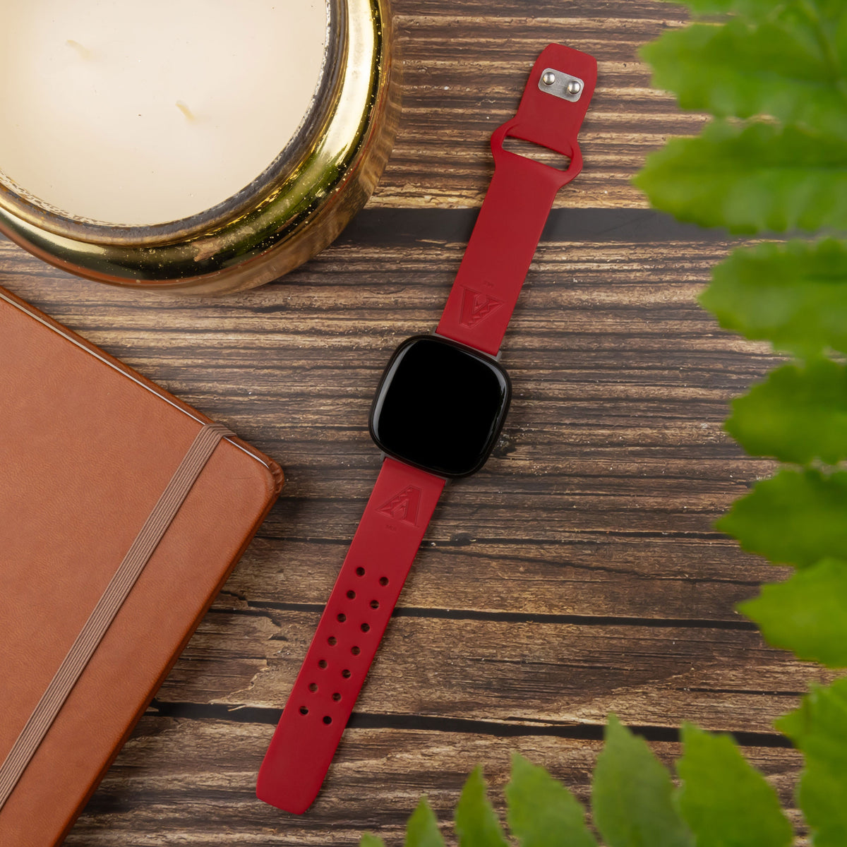 Arizona Diamondbacks Engraved Silicone Watch Band Compatible with FitBit Versa 3 &amp; Sense