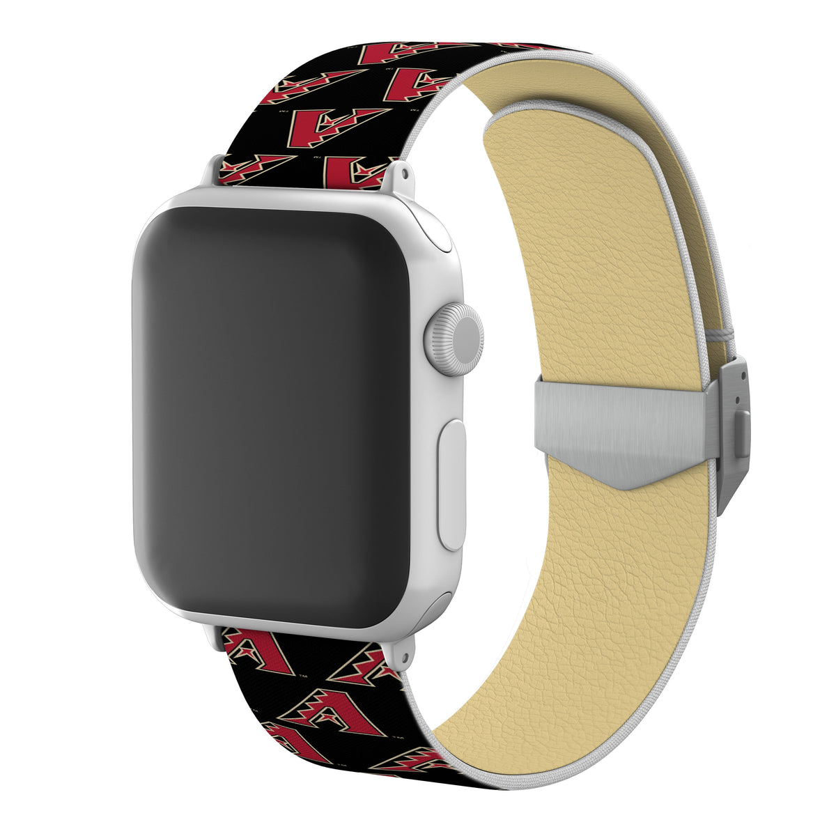 Arizona Diamondbacks Full Print Watch Band With Engraved Buckle - Game Time