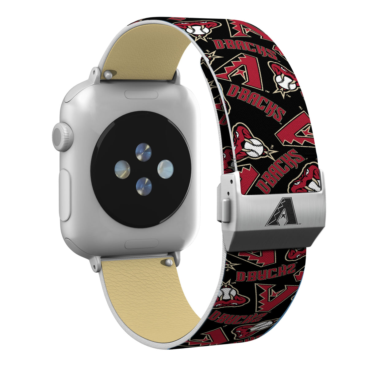 Arizona Diamondbacks Full Print Watch Band With Engraved Buckle - Game Time
