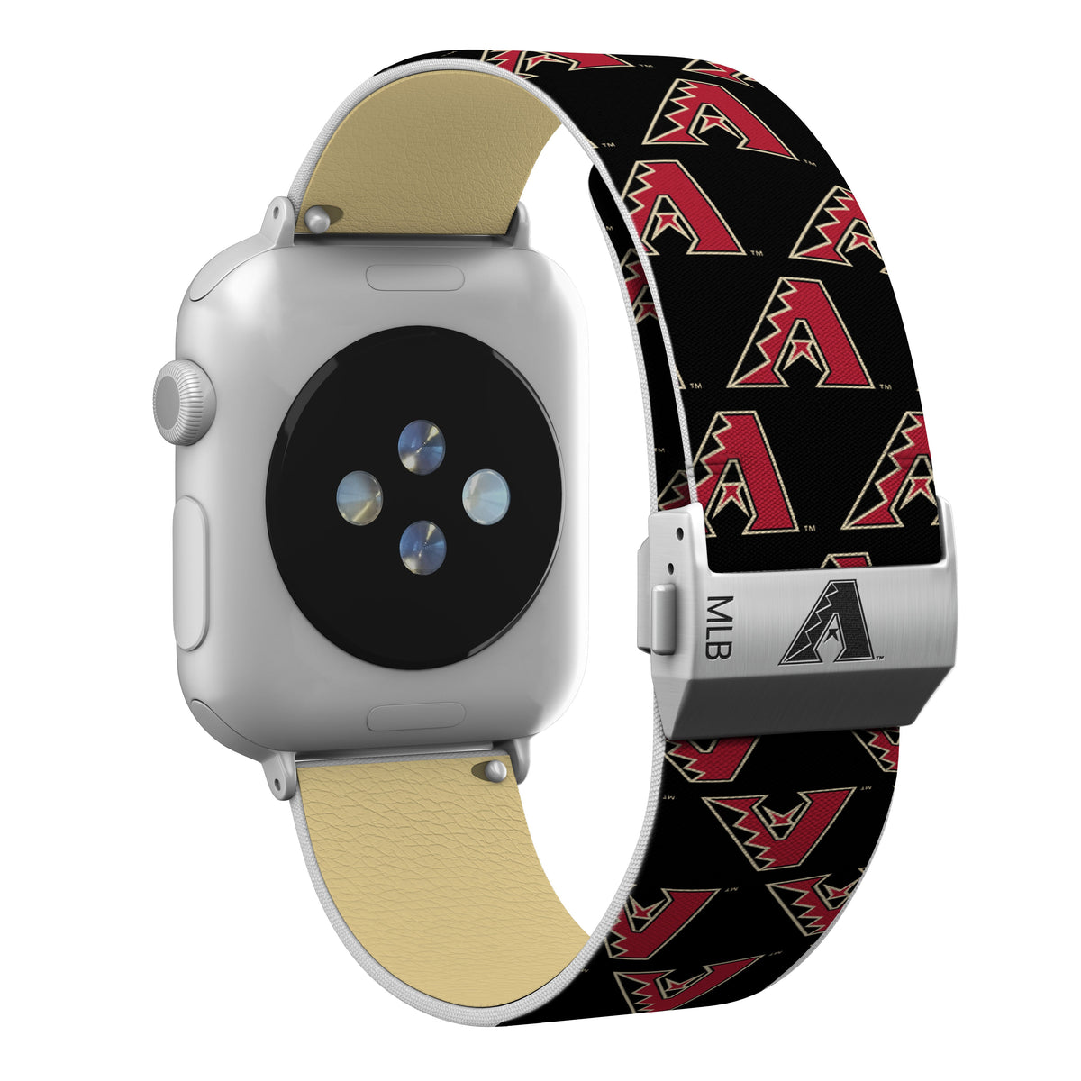 Arizona Diamondbacks Full Print Watch Band With Engraved Buckle - Game Time
