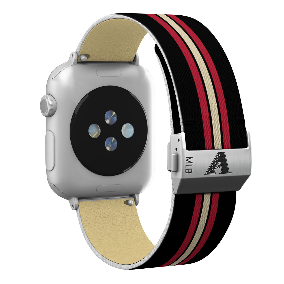 Arizona Diamondbacks Full Print Watch Band With Engraved Buckle - Game Time