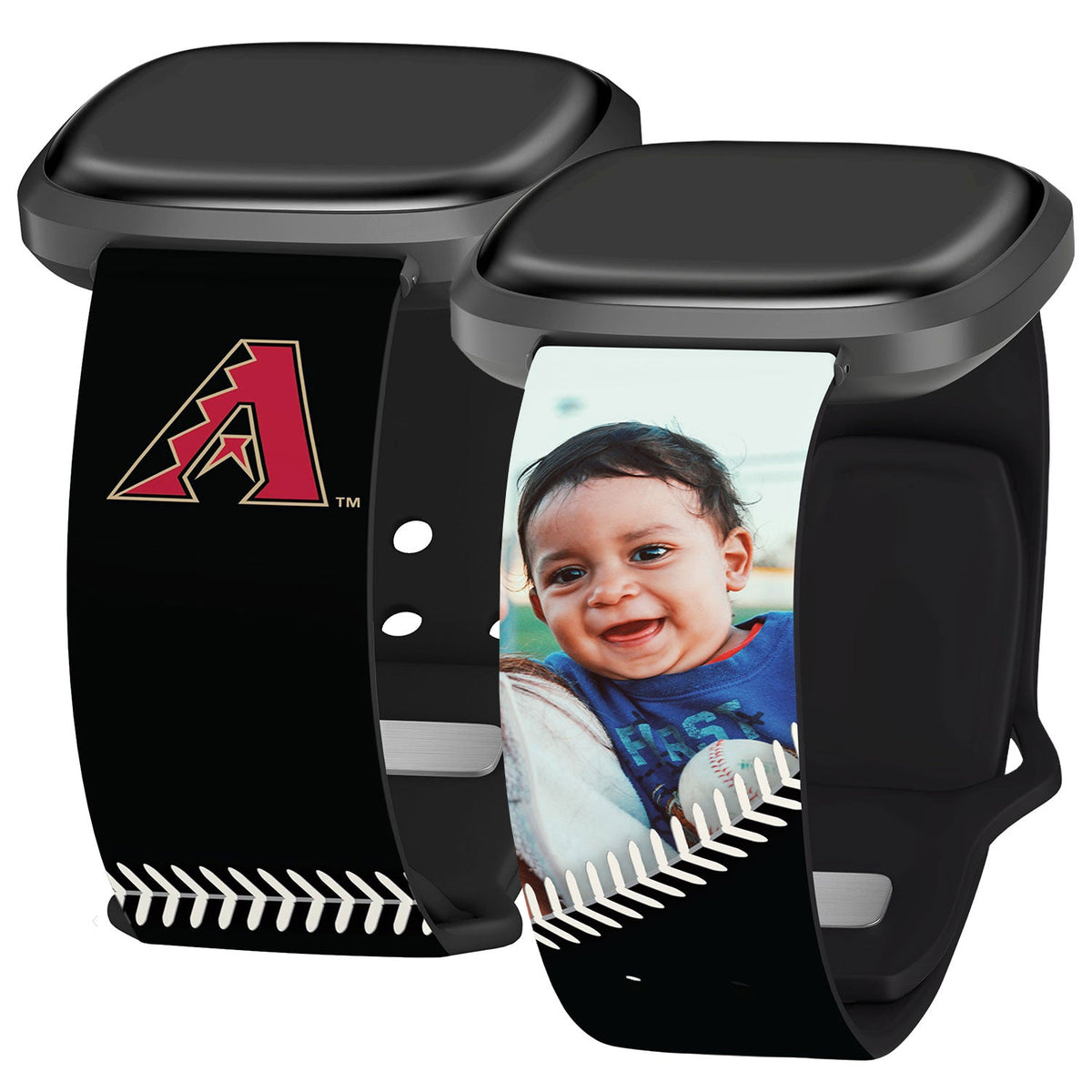 Arizona Diamondbacks Custom Photo HD Fitbit Versa 3 &amp; Sense Band