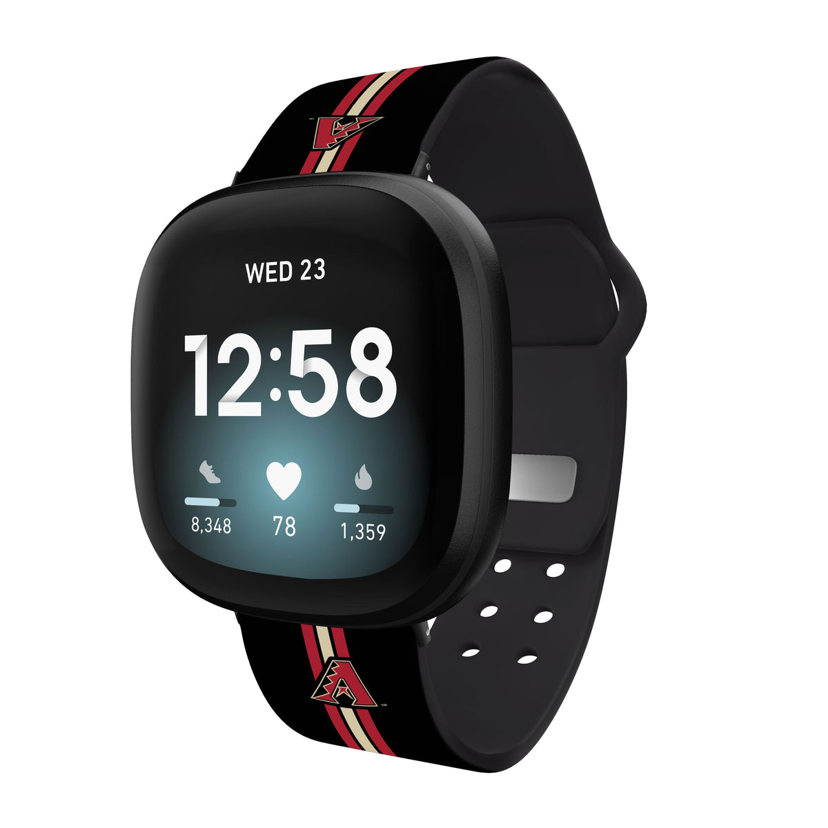 Arizona Diamondbacks HD Fitbit Versa 3 and Sense Watch Band