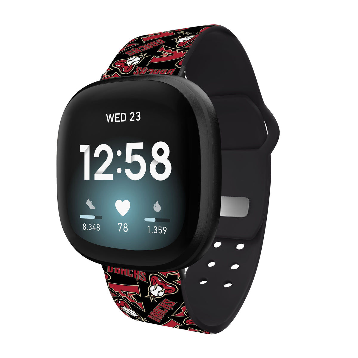 Arizona Diamondbacks HD Fitbit Versa 3 and Sense Watch Band